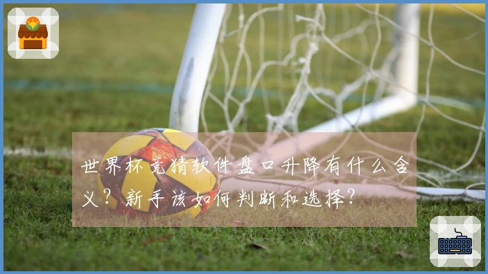 世界杯竞猜软件盘口升降有什么含义？新手该如何判断和选择？